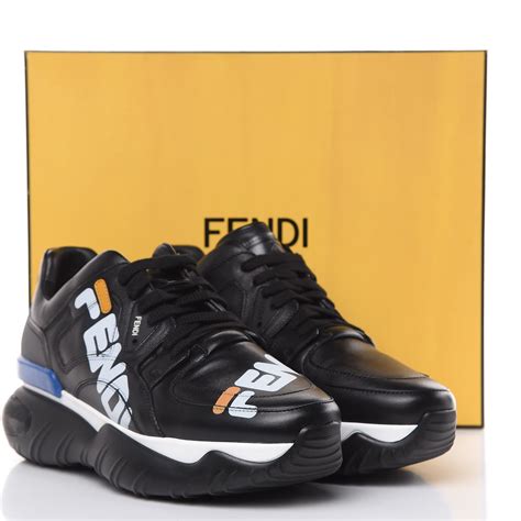 fendi mania sneakers|Fendi men's black sneakers.